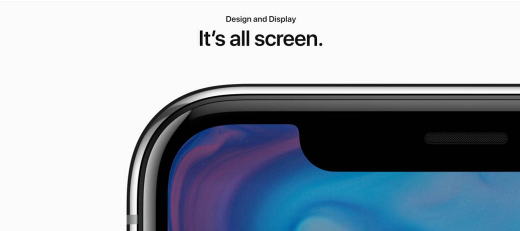 Apple X's Introduction Page